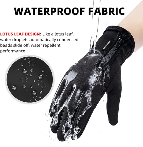 Vista 3 de Bodychum Winter Gloves for Men Women, Waterproof Ski Gloves with Fingertip Touch Screen for Sking Snowing Cycling Outdoor Activities