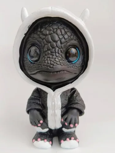 Vista 5 de Figuras de dragón geniales, estatuas de dibujos animados, escultura de dinosaurio, mini lindo adorno de resina de dragón de dinosaurio