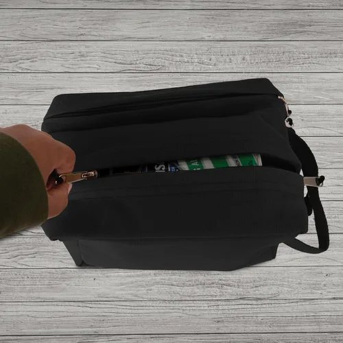Vista 2 de Rothco Kit de viaje ligero Woobie – Neceser acolchado Dopp para ducha, bolsa de afeitar