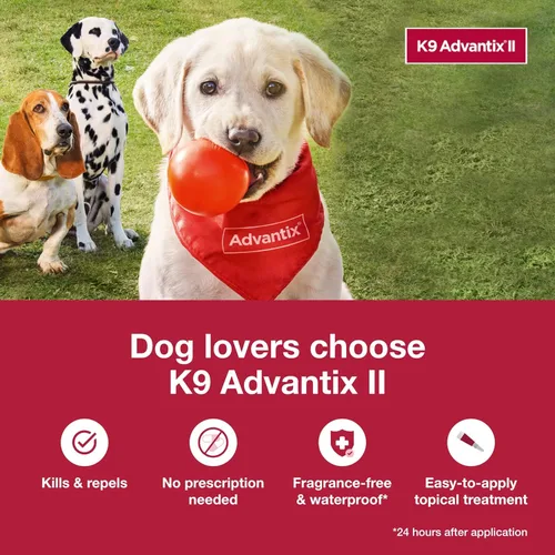 Vista 4 de Paquete de perros pequeños K9 Advantix II Suministro de 2 meses + Pet Protect Allergy* + Immune+ Seasoderm™ 60