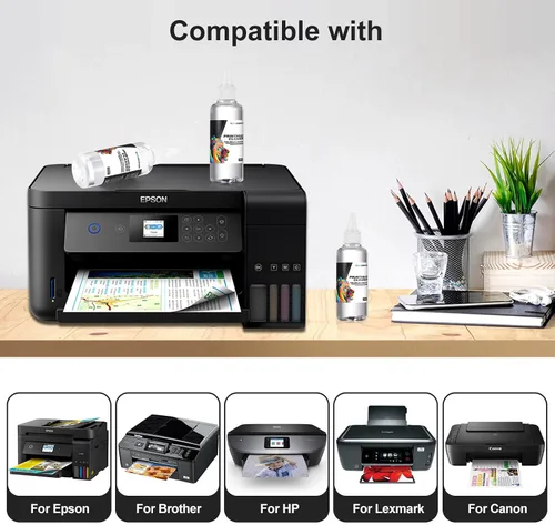 Vista 2 de OFFICENTER Kit de limpieza de impresora compatible, kit de limpieza de cabezal de impresión para impresoras de inyección de tinta Epson, HP, Canon