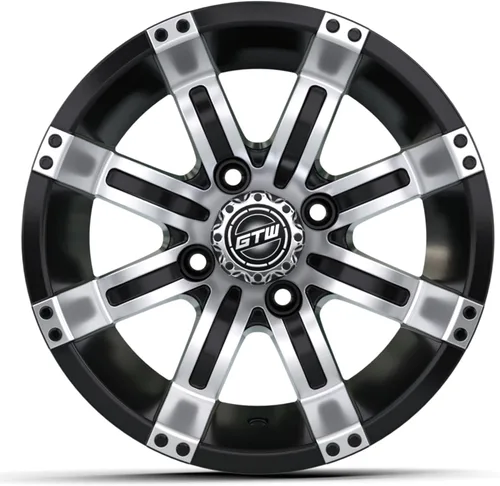 Vista 2 de Tempest - Rueda de aluminio para carrito de golf, patrón de pernos de 0.157 x 4.000 in (se vende como una sola unidad)