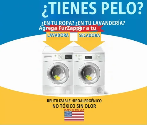 Vista 8 de 1 paquete de removedor de pelo de mascotas FurZapper para lavandería