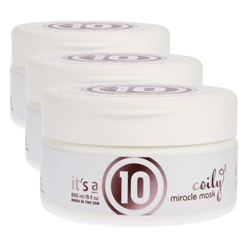 Vista 3 de It's A 10 Coily Miracle - Mascarilla para el cabello, 8 onzas