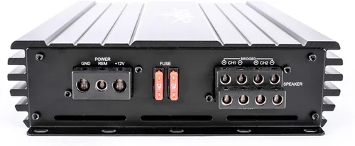 Vista 3 de Skar Audio SKv2-200.4D Amplificador de altavoces para coche de 4 canales, rango completo, clase D, MOSFET, 1800W de potencia máxima