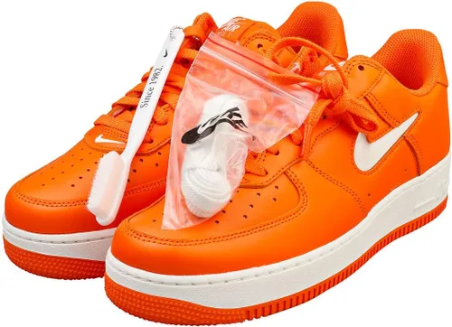 Vista 9 de Nike Tenis Air Force 1'07 para hombre, Naranja de seguridadBlanco Summit