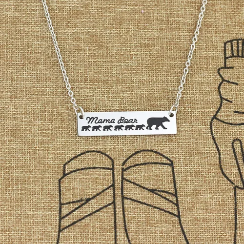 Vista 7 de Kivosliviz - Collar de mamá oso y mamá, collar de oso de mamá, para mujer, joyería de regalo para madre, mamá, mamá y mamá