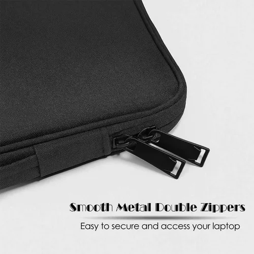 Vista 13 de ProElife Funda para MacBook Air de 15 pulgadas M5 M4, mango retráctil Negro