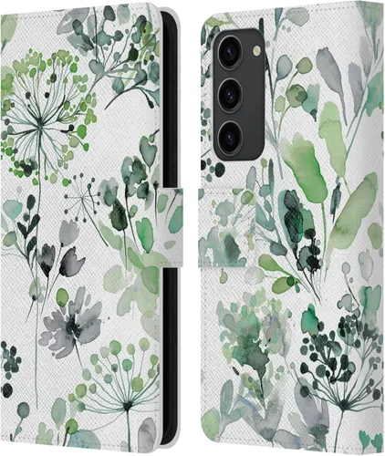 Vista 235 de Head Case Designs Officially Licensed Ninola Beige Wild Grasses Leather Wallet Case Compatible with Samsung Galaxy A07 4G