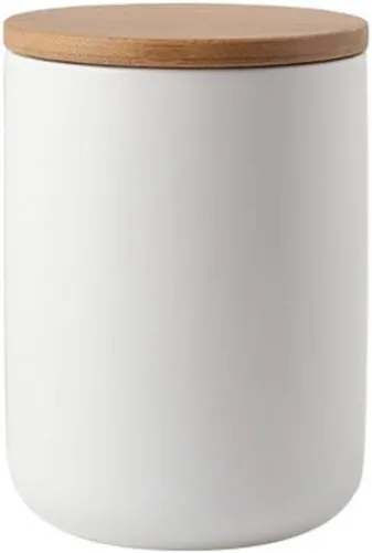 Vista 7 de YYW - Recipientes de almacenamiento de alimentos de cerámica con tapas, tarro de almacenamiento de alimentos de 27.1 fl oz/27oz Black Kitchen