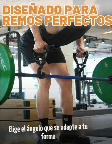 Vista 5 de Fitarc Manijas de Dominadas con Agarre Neutro, Amigables para Muñeca Hombro Codo, Mango de Jalón Lat Ajustable de 12 Ángulos Agarres de Remo, 2
