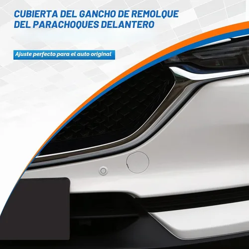 Vista 2 de Cubierta de gancho de remolque delantero Tapa de ojo de remolque Compatible con Mazda CX-5 2017 2018 2019 2020 2021 KB8A50A11 KB8A50A11BBB