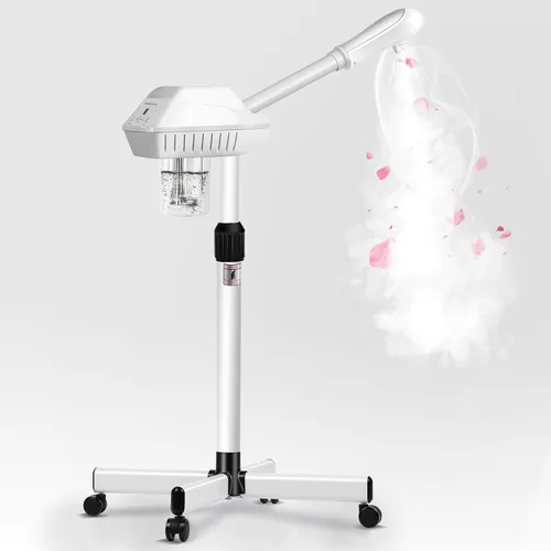 Vista 9 de Vaporizador Facial Profesional para Atomización, Humidificador, Atomizador, Altura y Ángulo Ajustables, Vaporizador Facial para Limpiar la Piel