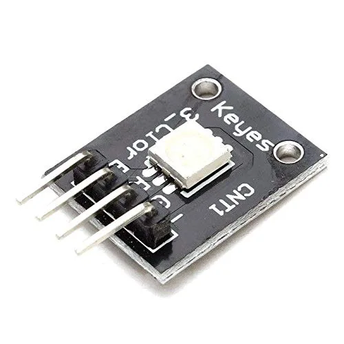 Vista 3 de Keyes KY-009 3 colores RGB SMD módulo de placa LED 5050 diodos a todo color para Arduino