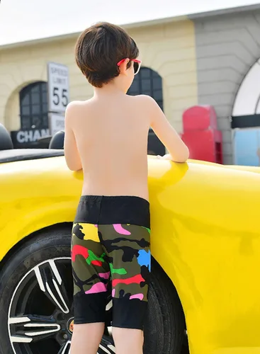 Vista 5 de Aivtalk Traje de baño de secado rápido UPF 50+ para niños pequeños para nadar