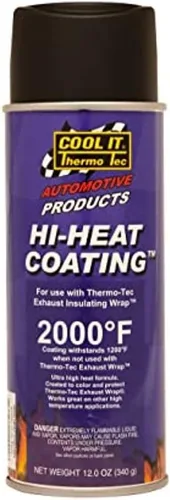 Vista 3 de Thermo Tec 12001 Recubrimiento Negro de Alto Calor 12 oz
