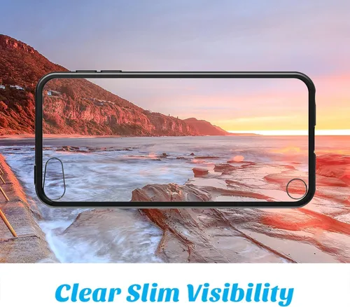 Vista 2 de ULAK Funda transparente compatible con iPod Touch 7/6/5 con 2 protectores de pantalla, [antiamarilleo] Funda protectora delgada y suave de TPU