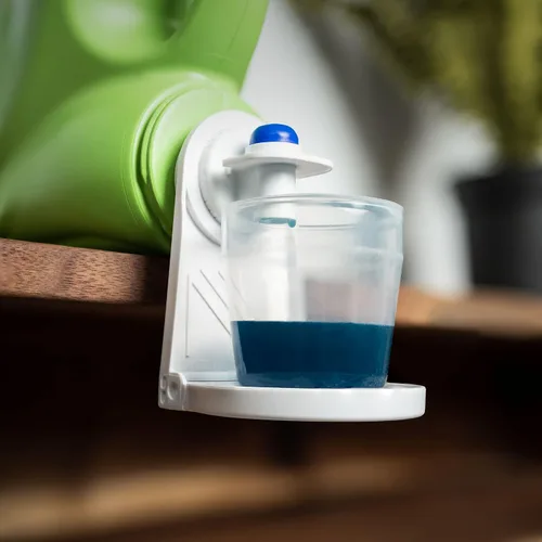 Vista 2 de Atlas Cup - Colector de goteo de detergente para ropa sucia, soporte para vasos de detergente, tamaño único que se adapta a la mayoría de botellas