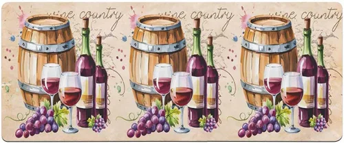 Vista 7 de Tapete de baño retro de barril de vino para bañera, antideslizante, de secado rápido y absorbente, tierra de diatomeas, fregadero de cocina, tapete