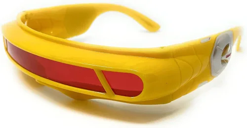 Vista 6 de WebDeals (TM) - Lentes de sol envolventes cíclope futurista