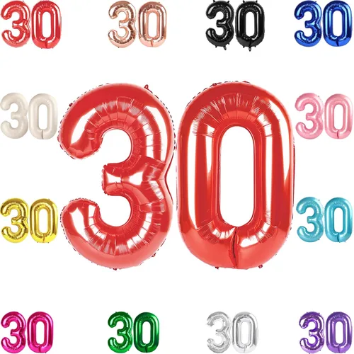 Vista 348 de Globo negro del número 0 de 40 pulgadas – globo número 0, decoraciones