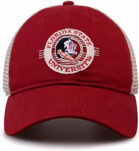 Vista 12 de The Game NCAA Snapback - Parche de malla - Comodidad clásica - Tamaño ajustable - Deja que todos sepan a qué equipo apoyas School seal patch with