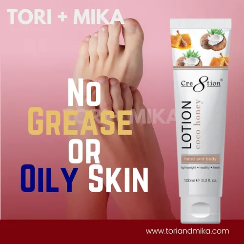 Vista 2 de Tori Mika Creation Spa Loción corporal para manos – Loción no pegajosa – Loción nutritiva para la piel crema hidratante de sequedad, agrietado