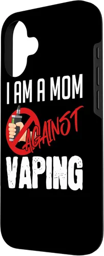 Vista 2 de iPhone 16 I'm A Mom Against Vaping Vaper's Club Vape Case