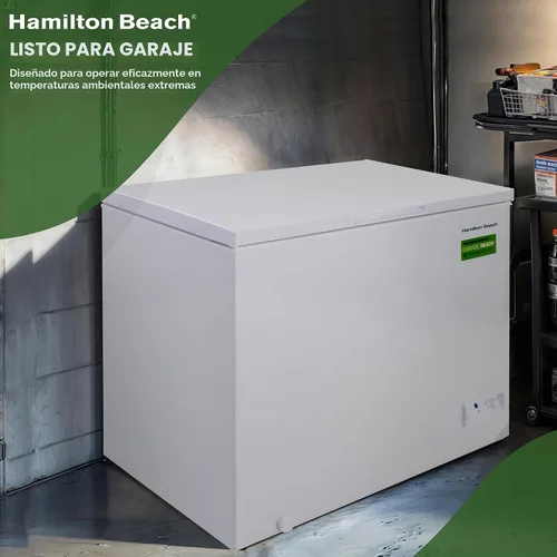 Vista 4 de Hamilton Beach, Congelador profundo de cofre, capacidad de 7 pies cúbicos, termostato ajustable, cesta de alambre recubierta de vinilo removible