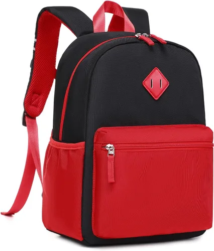Vista 9 de Mochila Abshoo para niños y niñas, mochila escolar para niños pequeños, Negro