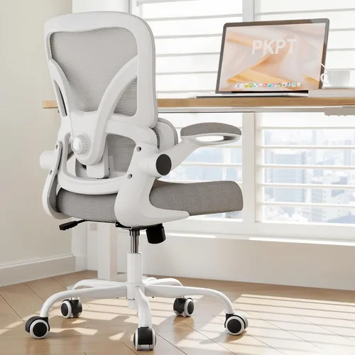Vista 9 de Silla de oficina de malla, silla de escritorio ergonómica de 330 libras con soporte lumbar ajustable, sillas de computadora ejecutivas para oficina