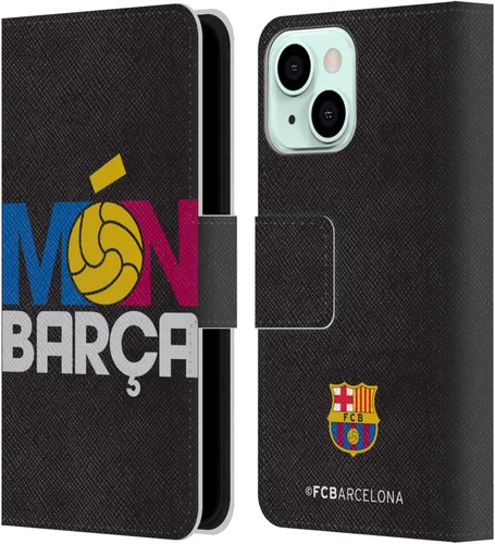 Vista 70 de Head Case Designs Funda de piel con licencia oficial del FC Barcelona Ball Pattern Campions compatible con Apple iPhone 11