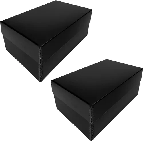 Vista 9 de Lineco, Caja de fotos con tapa con bisagras de 5.5 x 7.75 x 12 pulgadas Bronceado
