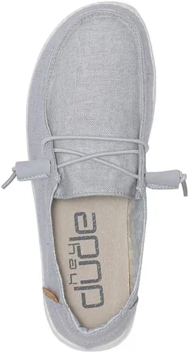 Vista 6 de Hey Dude Wendy Chambray Mocasines para mujer