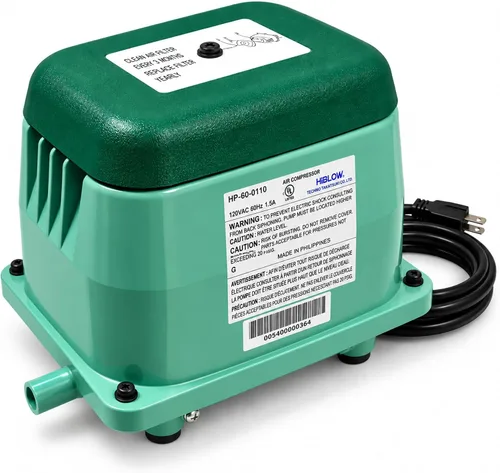 Vista 3 de HIBLOW Aireador de estanque HP-60/Bomba de aire lineal séptica