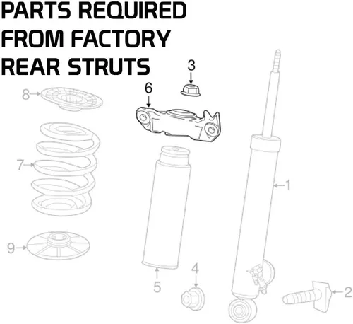 Vista 8 de Rev9 R9-HS2-100 Kit de Bajada de Suspensión en Espiral Hyper-Street II, Amortiguador de Tubo Único con Ajuste de Rebote de 32 Clicks, Ajustable