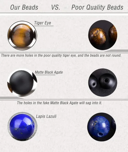 Vista 7 de Men Women 8mm Lava Rock 7 Chakra Beads Chakra Bracelet Braided Rope Natural Stone Yoga Bracelet Bangle