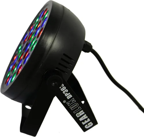 Vista 8 de Gearlux DP363 36 LED 1 vatio RGB tres en una luz de etapa LED