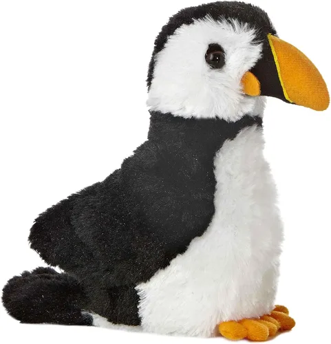 Vista 40 de Aurora® Adorable Mini Flopsie™ Mei Mei™ Animal de peluche, facilidad juguetona, compañeros atemporales, color blanco, 8 pulgadas