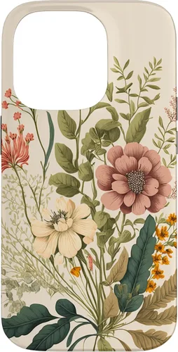 Vista 16 de Funda para iPhone 11 con diseño floral botánico vintage