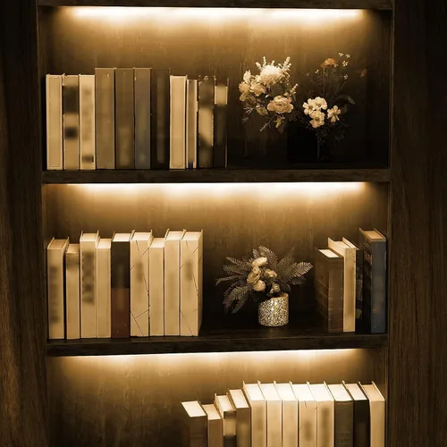 Vista 8 de Kit de iluminación LED para debajo del gabinete para gabinetes de cocina, mostradores de estantes, armario. 6 tiras de luz de 12 pulgadas