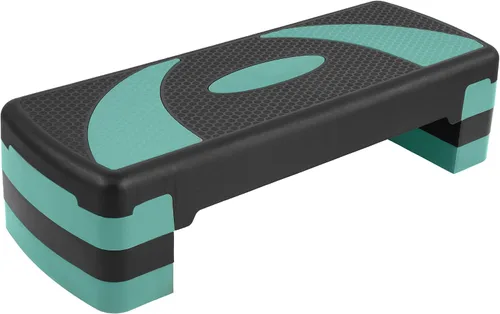 Vista 16 de BalanceFrom 31-inch Aerobic Step Platform Trainer with 3 Adjustable Risers Negro