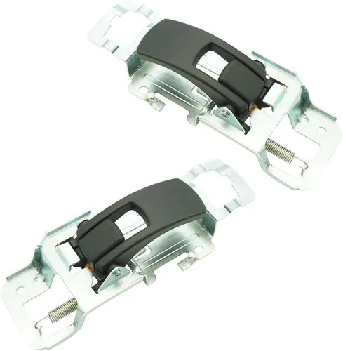 Vista 16 de TRQ Juego de 2 manijas de puerta interior trasera cromada y cachemira para Chevy GMC