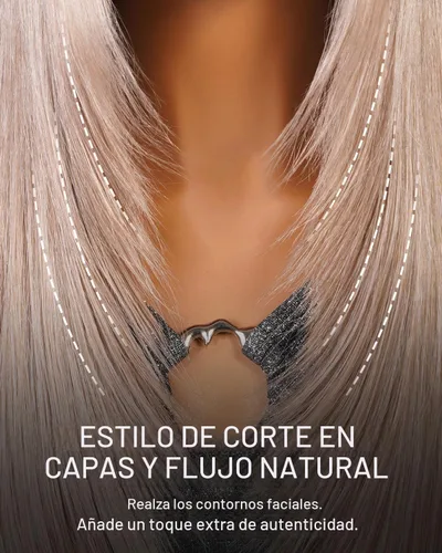 Vista 6 de TESLAL - Peluca de mezcla de cabello humano lacio rubio ceniza de encaje de 6 x 6 pulgadas, sin pegamento, 20 pulgadas ceniza miel color rubio