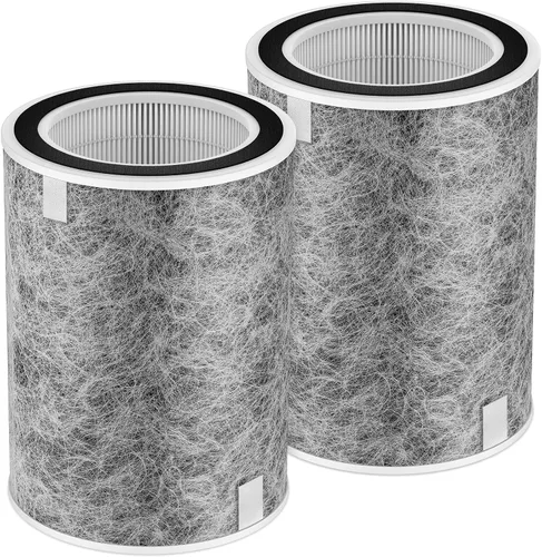 Vista 10 de Paquete de 2 filtros de repuesto HP102 compatibles con purificador de aire Shark HP102, HP152, HP153, HP102PET, HC452, HP132, HC450, HC451, HC455