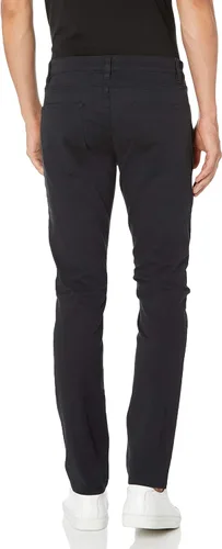 Vista 2 de Amazon Essentials - Pantalones ajustados para hombre, diseño de sarga elástica con 5 bolsillos