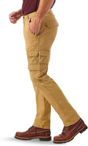 Vista 4 de Wrangler Authentics Pantalón cargo cónico regular para hombre
