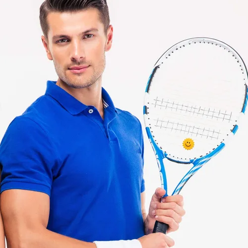 Vista 7 de Outus 21 piezas de raqueta de tenis amortiguador de vibraciones de tenis amortiguadores de raqueta de silicona suave amortiguador de raqueta