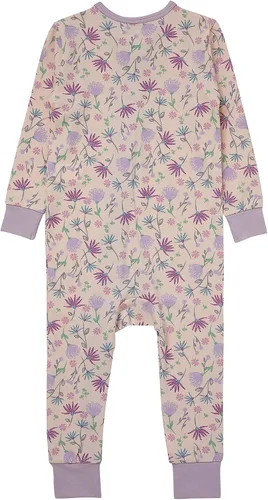 Vista 2 de Hanes Baby Pure Comfort Organic Playsuit, Sleep & Play Infant Long Sleeve Footless Cotton Pajamas, Boy & Girl
