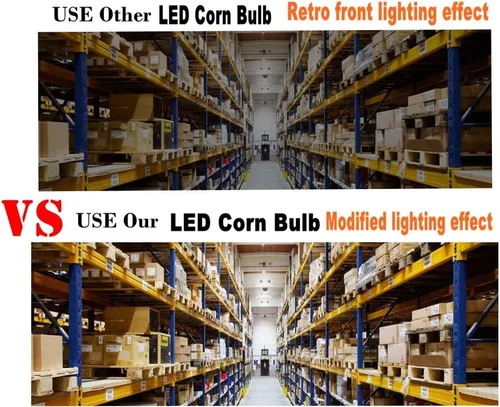 Vista 6 de TSEXES Bombilla LED de maíz de 150 W, bombilla LED con base Mogul E39 de 21000 lúmenes, reemplazo de 5000 K (600-800 W), haluro metálico/HID/CFL
